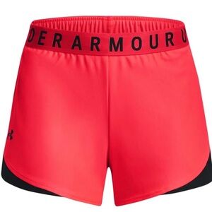 Under Armour Women's Red Play Up 3.0 Shorts